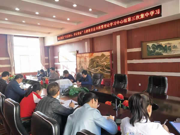 隴運(yùn)集團(tuán)公司召開“不忘初心、牢記使命”主題教育讀書班暨理論學(xué)習(xí)中心組第三次、第四次集中學(xué)習(xí)會議