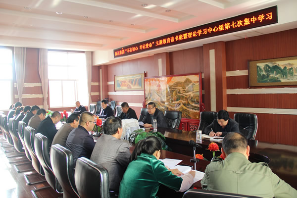 隴運(yùn)集團(tuán)公司黨委召開“不忘初心、牢記使命”主題教育讀書班暨理論學(xué)習(xí)中心組第七次集中學(xué)習(xí)（擴(kuò)大）會(huì)議